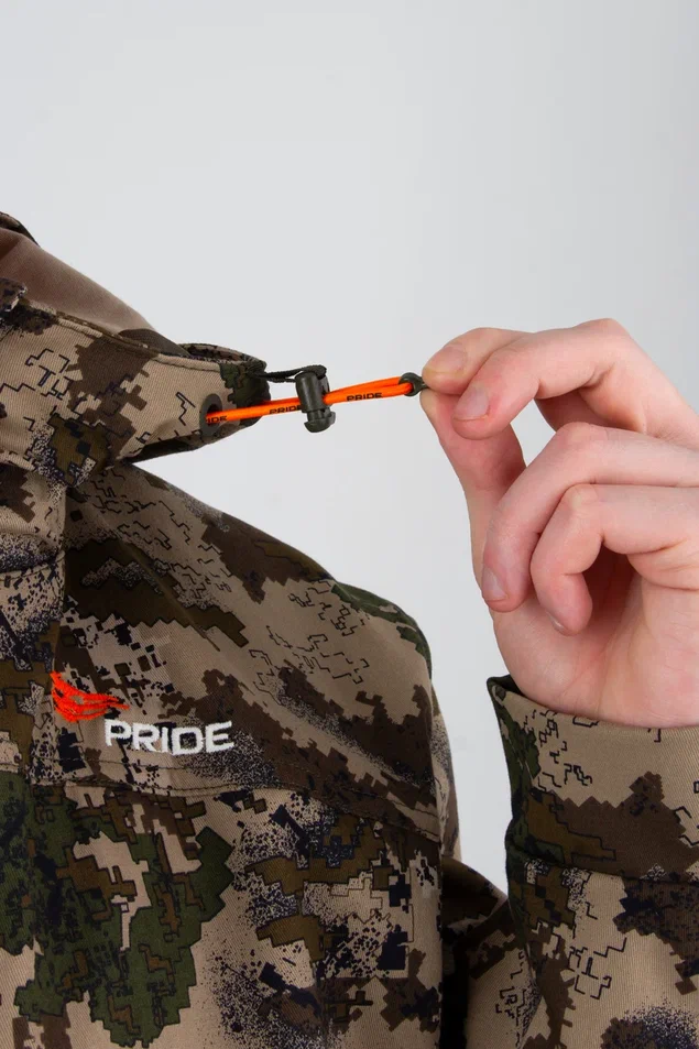 Шерхан костюм для охоты PRIDE, принт Уральский лес, хаки