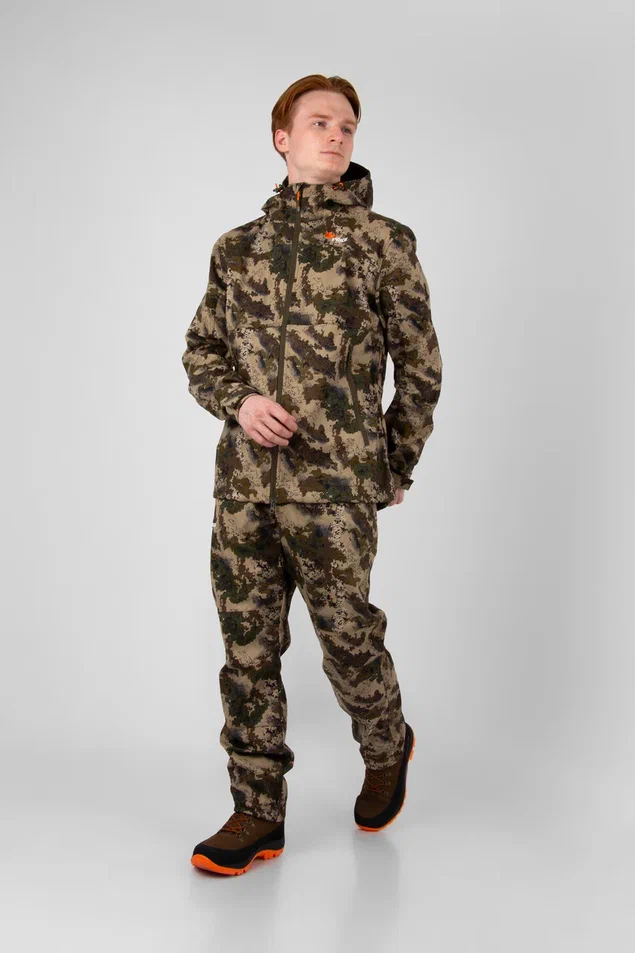 Шерхан костюм для охоты PRIDE, принт Уральский лес, хаки