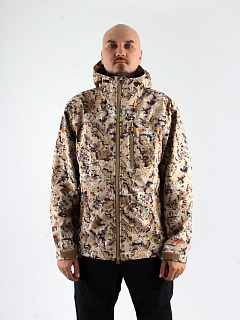 Аргамак куртка для охоты PRIDE, софт-шелл, принт камыш