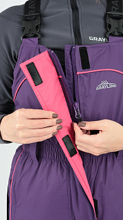 Камчатка МАГМА женский костюм для рыбалки GRAYLING зимний, фиолетовый