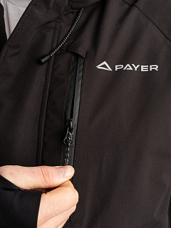 Север мембранная куртка PAYER, зимняя -45,черный