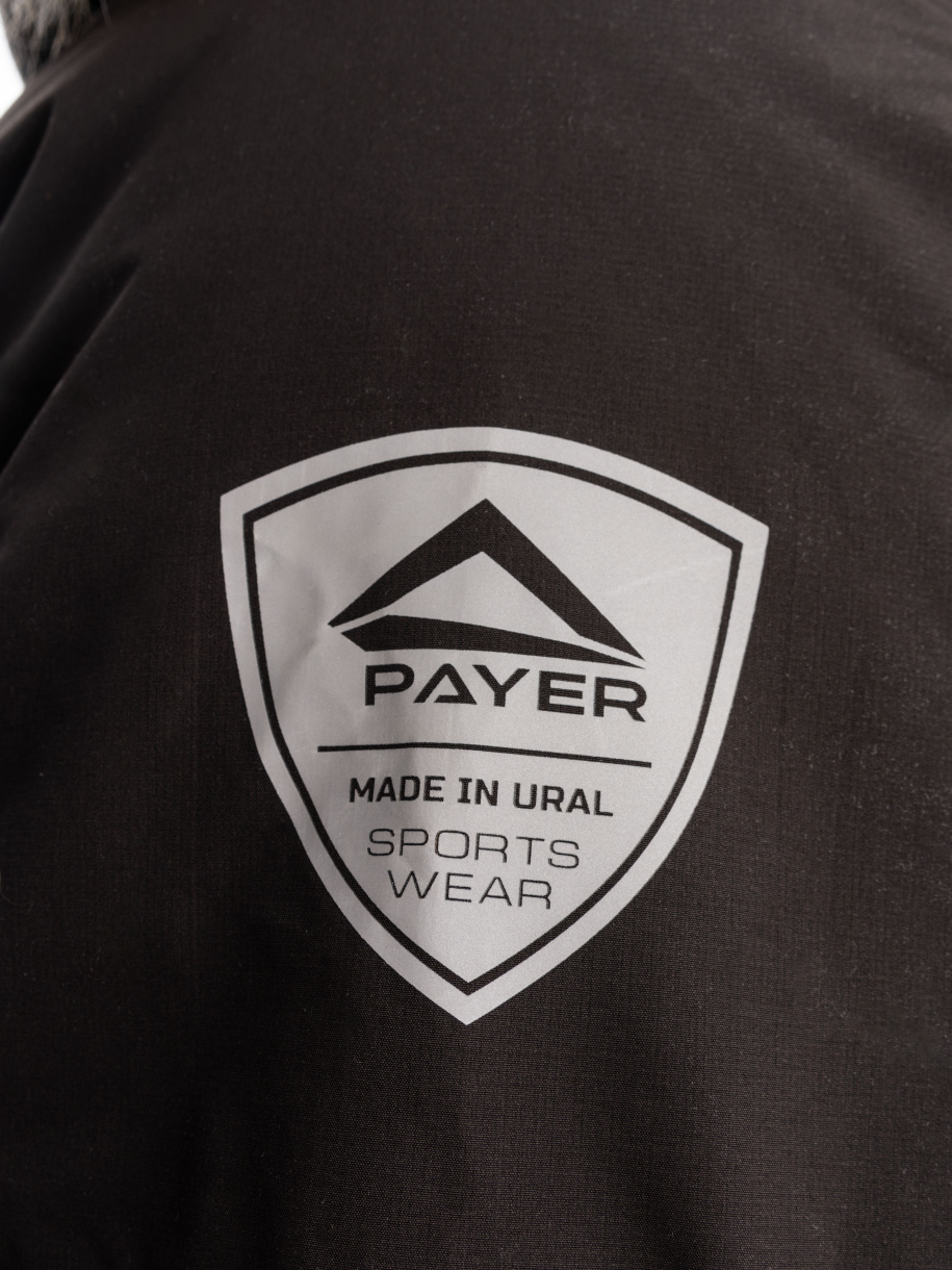 Север мембранная куртка PAYER, зимняя -45,черный