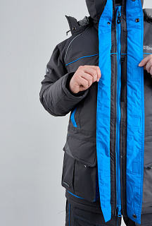 Камчатка МАГМА костюм для рыбалки GRAYLING. зимний, т.графит-синий