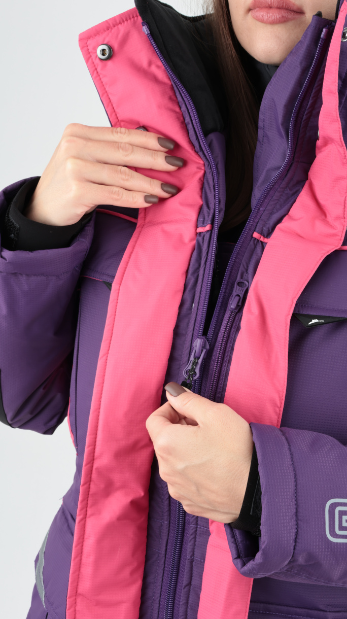 Камчатка МАГМА женский костюм для рыбалки GRAYLING зимний, фиолетовый