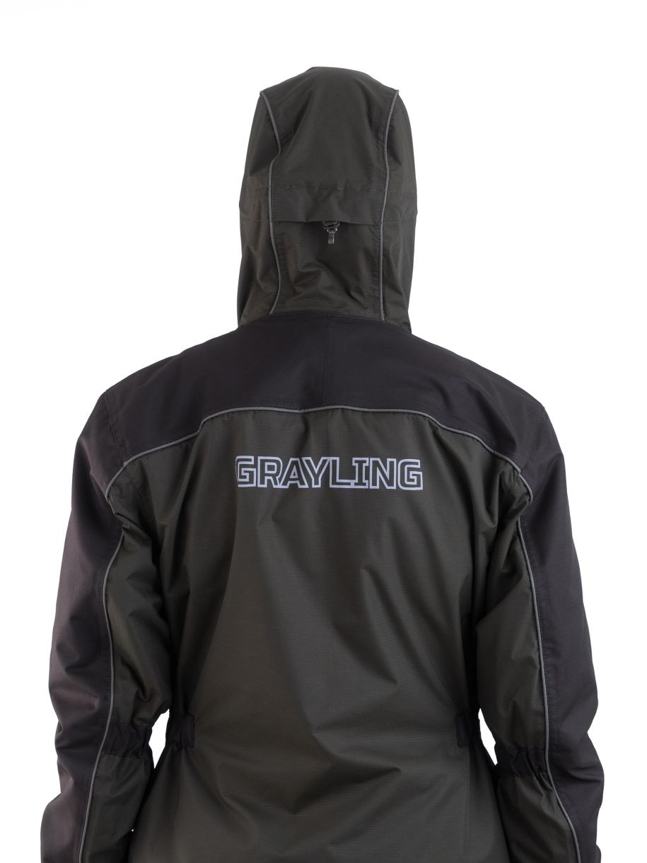 Скат V2 костюм для рыбалки GRAYLING демисезонный т.хаки