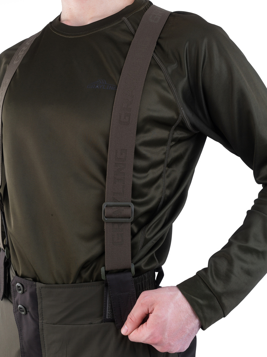 Скат V2 костюм для рыбалки GRAYLING демисезонный т.хаки