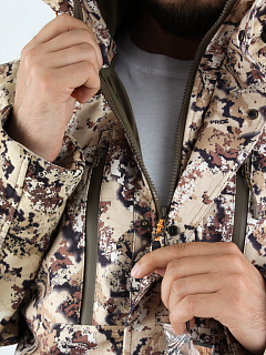 Таир куртка для охоты PRIDE, софт-шелл принт камыш