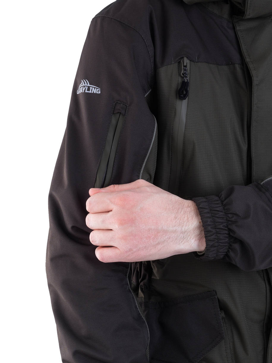 Скат V2 костюм для рыбалки GRAYLING демисезонный т.хаки