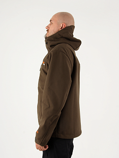 Таир куртка для охоты PRIDE, софт-шелл коричневый