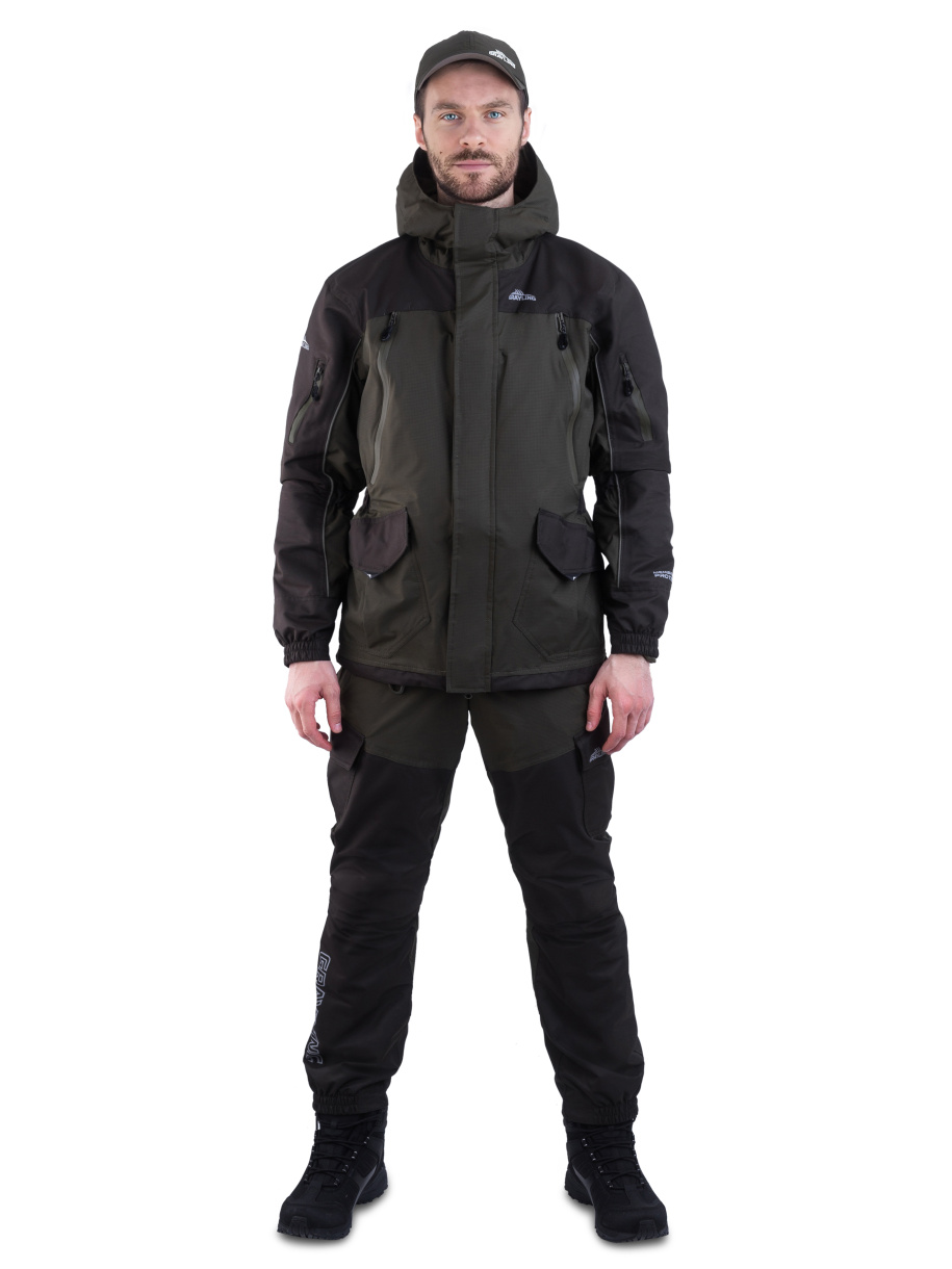 Скат V2 костюм для рыбалки GRAYLING демисезонный т.хаки
