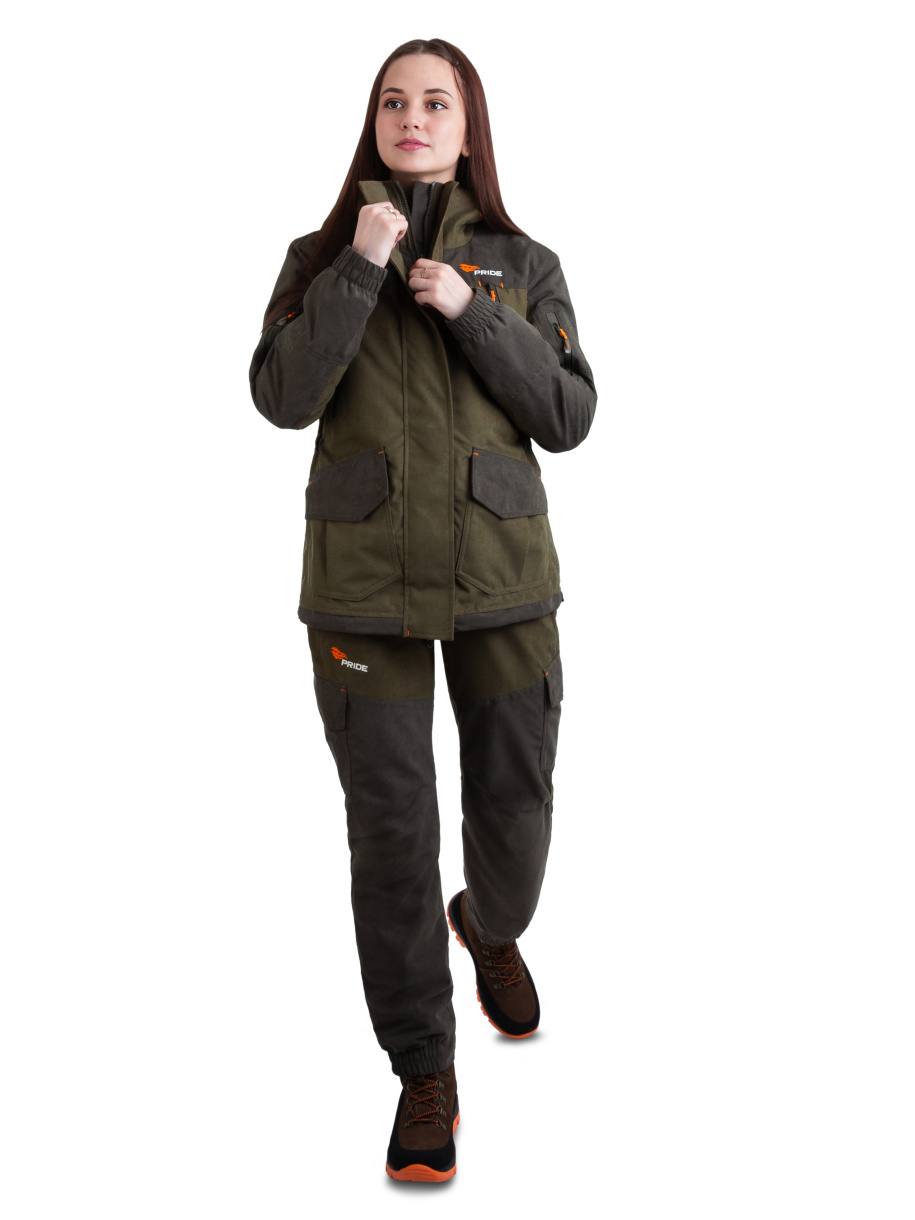 Магнум Осень женский костюм для охоты PRIDE, демисезонный, хаки