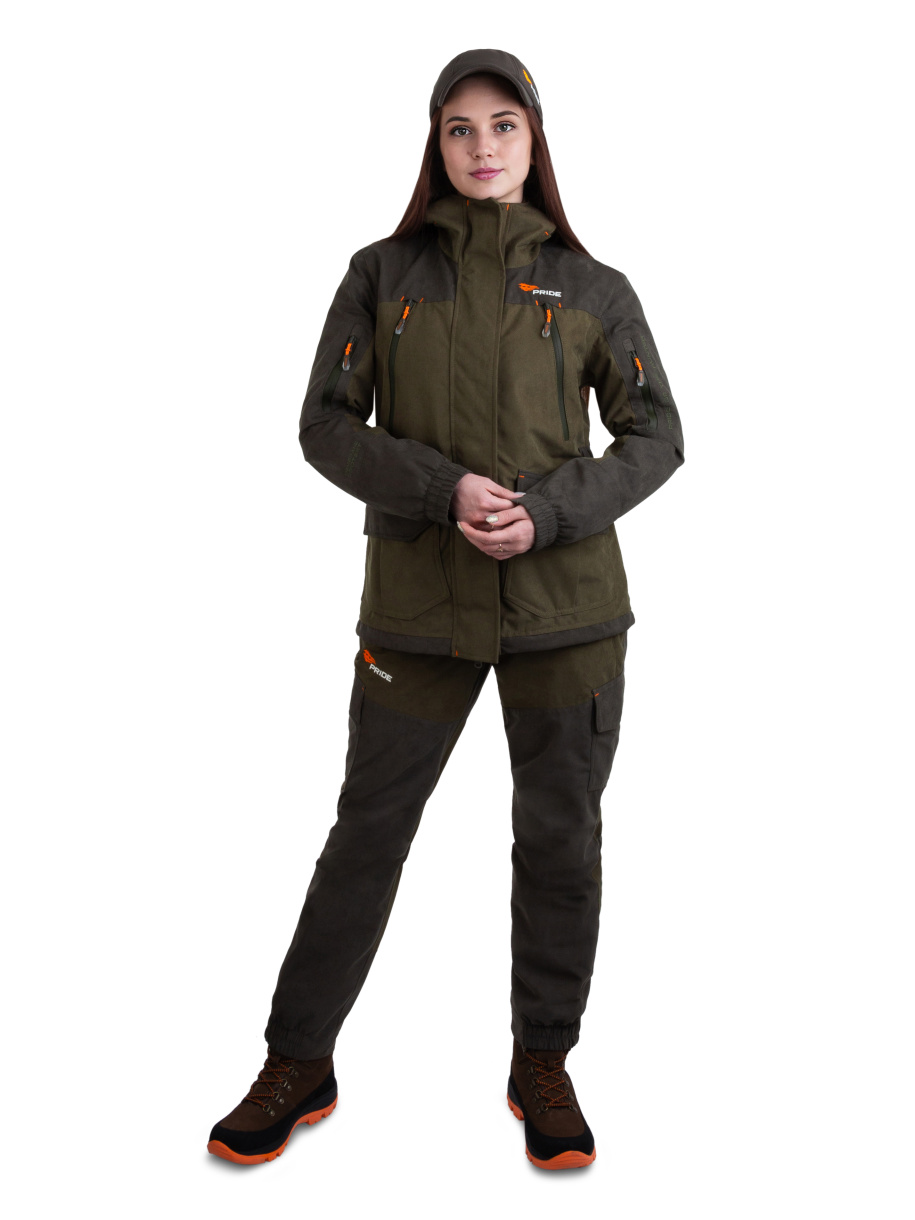 Магнум Осень женский костюм для охоты PRIDE, демисезонный, хаки