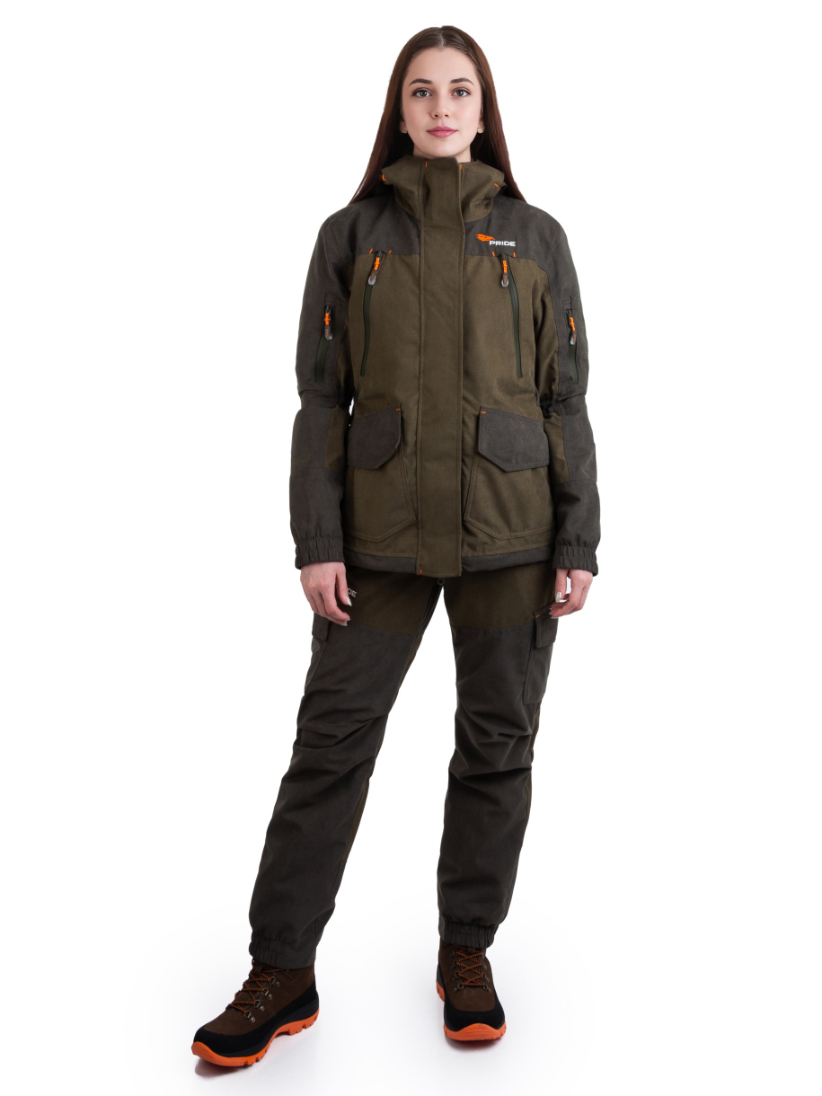 Магнум Осень женский костюм для охоты PRIDE, демисезонный, хаки
